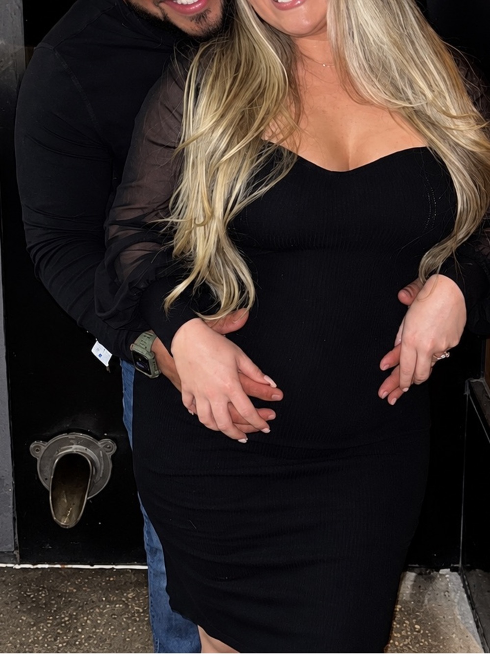 Women’s Black Sweetheart Bodycon Dress